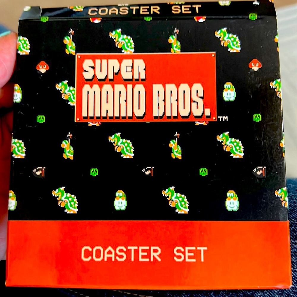 Super Mario brothers coaster set